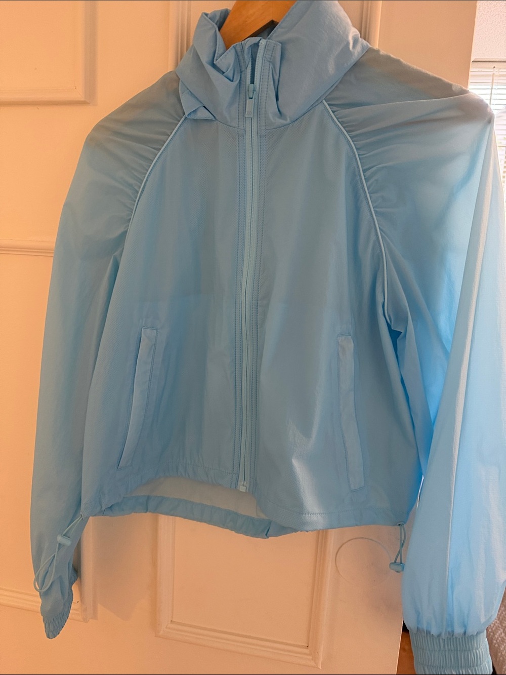 all in motion Light Blue Women's Bomber Jacket